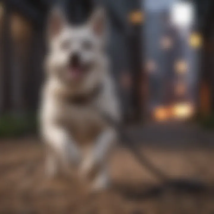 Different types of leashes for powerful dogs