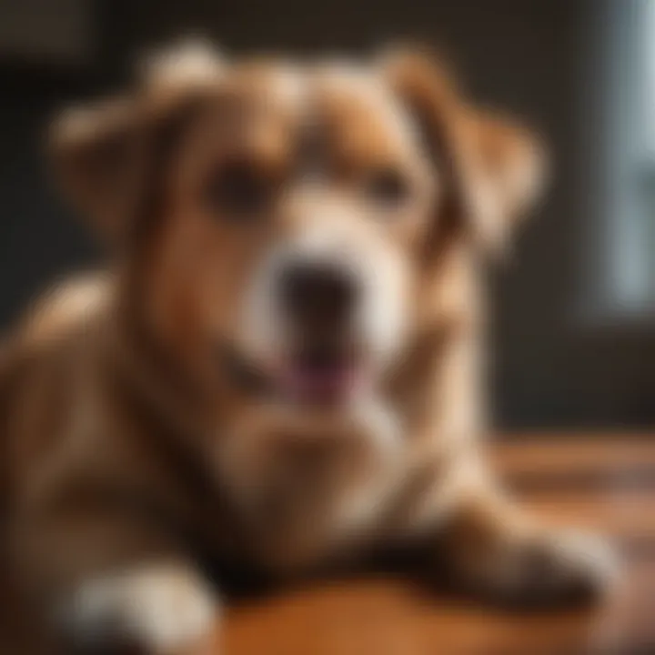 Happy pet after a successful veterinary visit