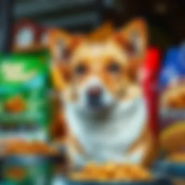 Exploring Premium Dog Food Choices Premium dog food options on display