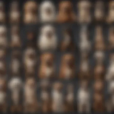 A collage of various dog breeds often labeled as dangerous.