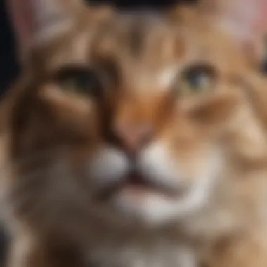Whiskers and Communication in Cats A cat displaying various expressions through whisker positioning