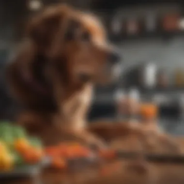Essential Nutritional Components for Adult Dogs Nutritional chart highlighting essential vitamins and minerals for adult dogs