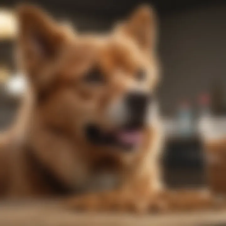 A variety of dog food options