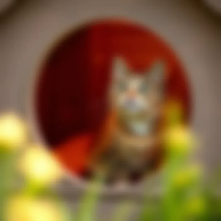 Happy Cat Enjoying the Trixie Natura Cat House Happy cat inside Trixie Natura Cat House