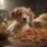 Nutritional analysis of True Acre puppy food showcasing essential vitamins and minerals.