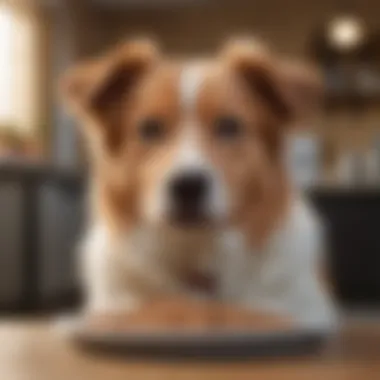 A Happy Dog with Tylee Frozen Dog Food A happy dog enjoying Tylee frozen dog food in a bright, inviting setting