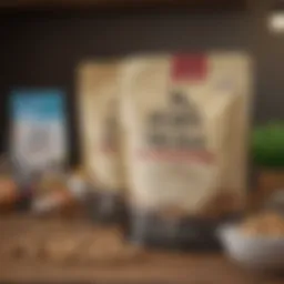 Close-up of Acana dog food showcasing its high-quality ingredients