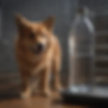 Installing a Water Bottle in a Pet Cage Proper installation of a water bottle in a pet cage