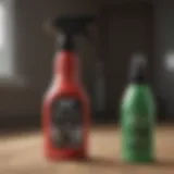 Bottle of anti-static spray for dogs