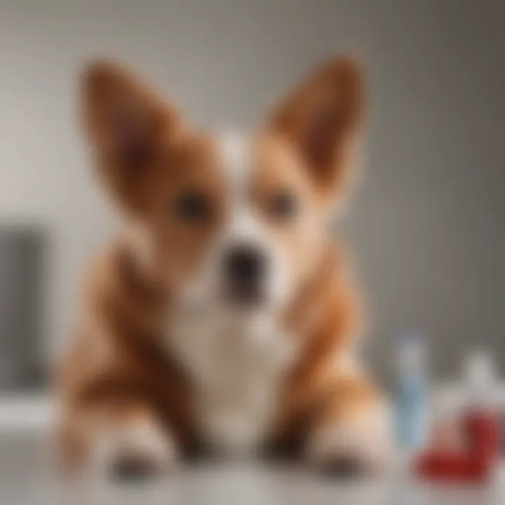 A variety of blood test kits for pets