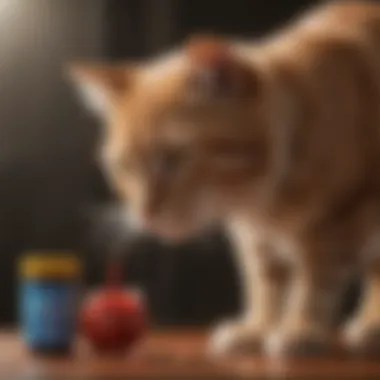 A veterinarian drawing blood from a cat, highlighting the importance of veterinary care.