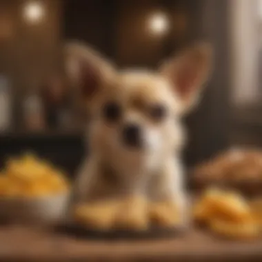 Diverse Selection of Treats for Chihuahuas Variety of Chihuahua dog treats displayed