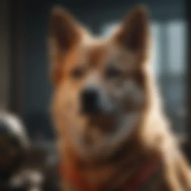 The Symbolism of Dogs in Chinese Culture Traditional Chinese painting of a dog symbolizing loyalty