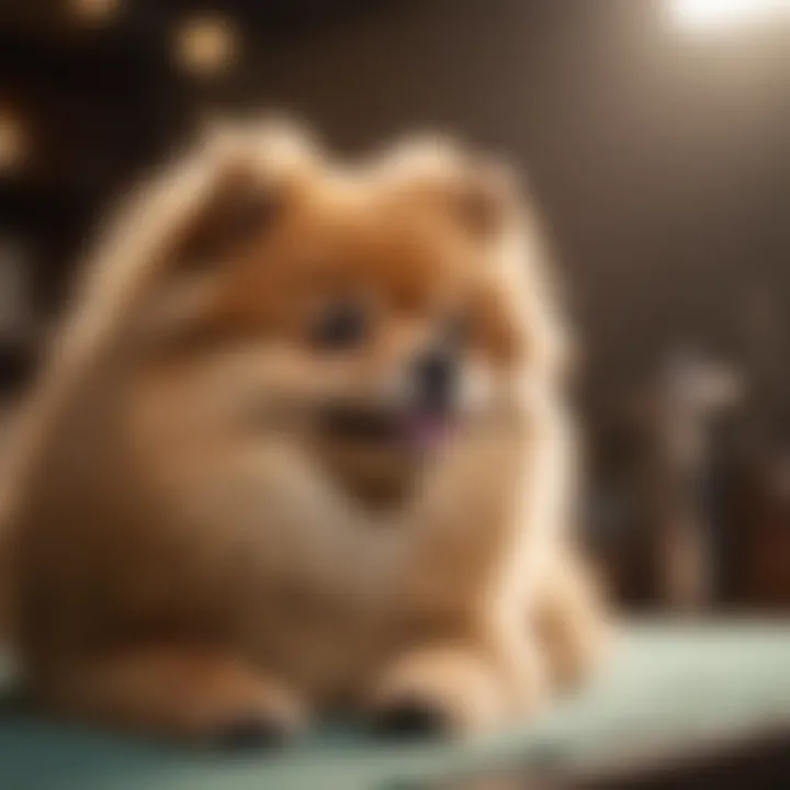 Veterinary care for a Pomeranian