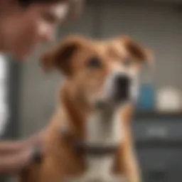 Veterinary consultation for spaying a dog