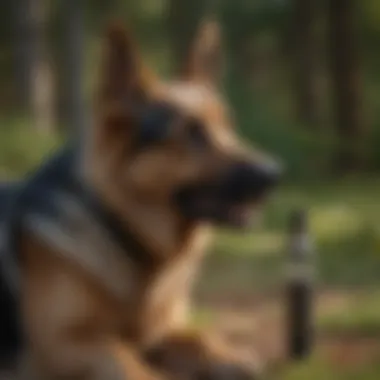 Optimizing Training Sessions with Dog Whistles Training session featuring a German Shepherd and trainer with a whistle