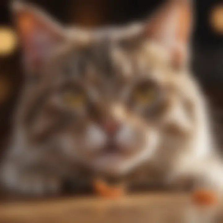 An infographic illustrating potential reasons for cats' plastic chewing behavior.