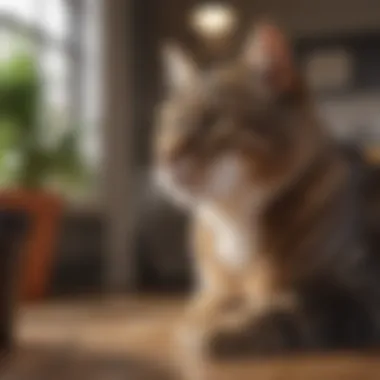 Creating a Stress-Free Space for Your Cat A serene indoor environment for a cat