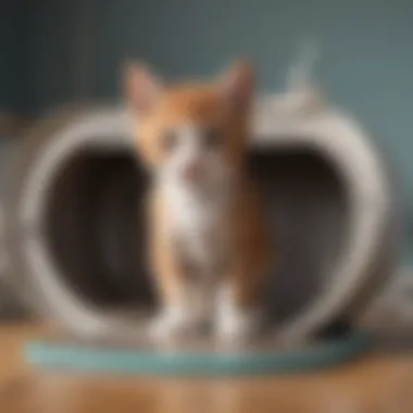 Veterinary Consultation for Litter Box Issues Veterinary check-up for a kitten