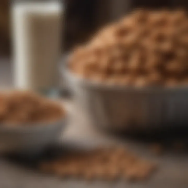 Comparison chart of grain-free versus traditional dog food