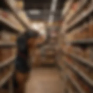 Choosing the Right Grain-Free Nutrition Dog owner selecting food from a store shelf
