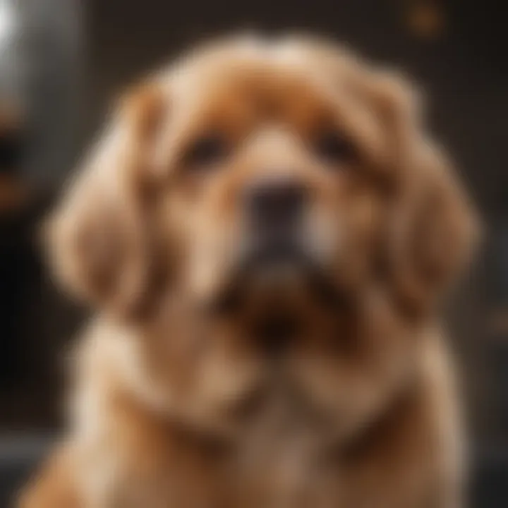 A beautifully groomed pet showcasing the results