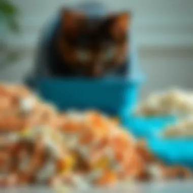 Varieties of Cat Litter: Understanding the Risks Different types of cat litter displayed