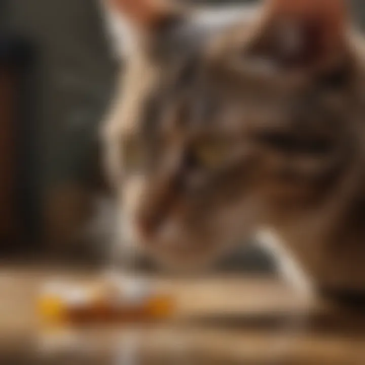 Visual representation of potential side effects of flea pills