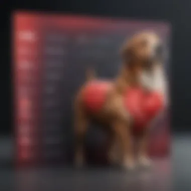 Dog Heart Rate Chart A chart illustrating normal heart rate ranges for different dog breeds.