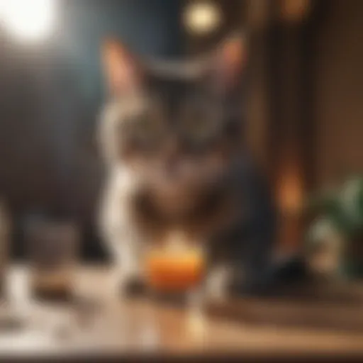 Illustration of various scents that cats dislike.