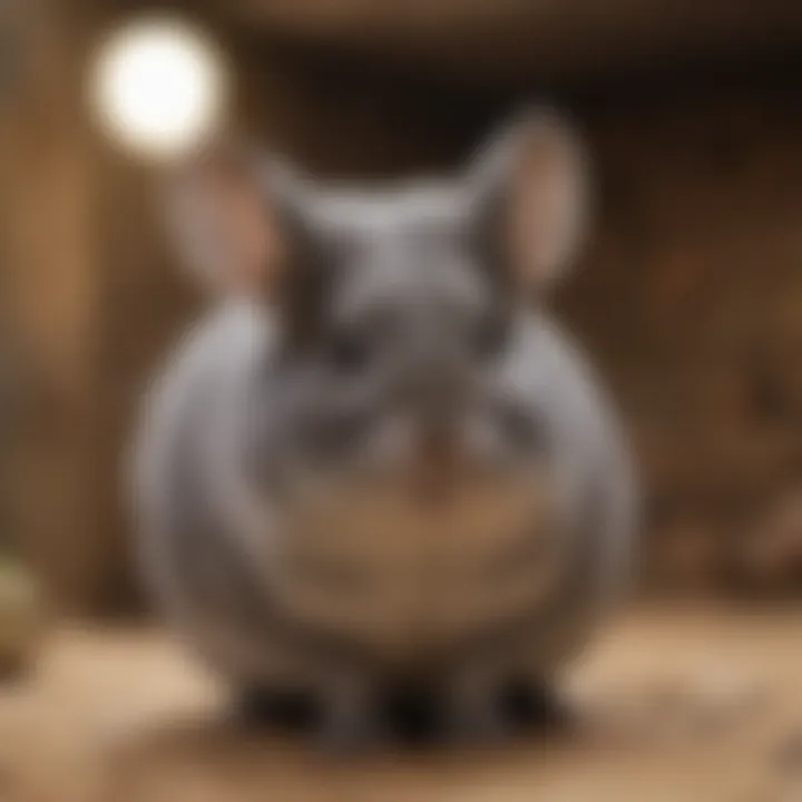 Natural materials used in chinchilla housing for a safe environment