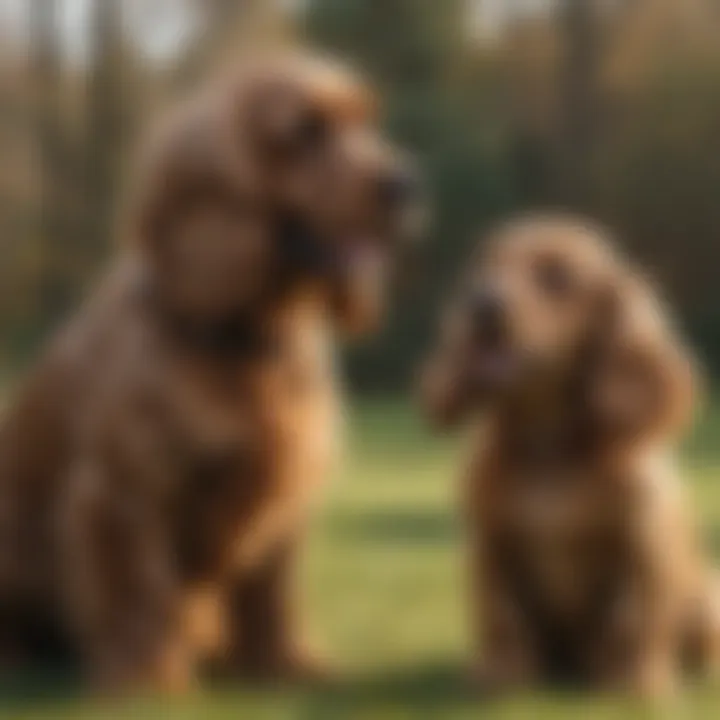 Cocker Spaniel enjoying a training session