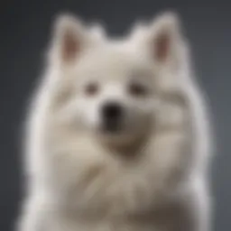 American Eskimo Dog showcasing its fluffy coat