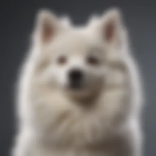 American Eskimo Dog showcasing its fluffy coat