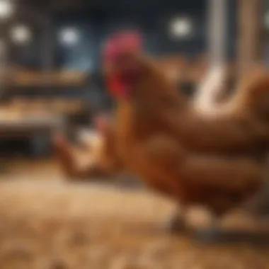 Exploring Varieties of Chicken Feed Diverse types of chicken feed displayed in a market