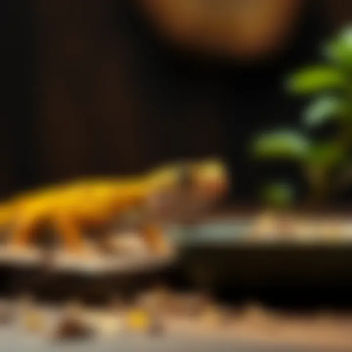 Proper Feeding Setup for Leopard Geckos Proper feeding setup for leopard geckos