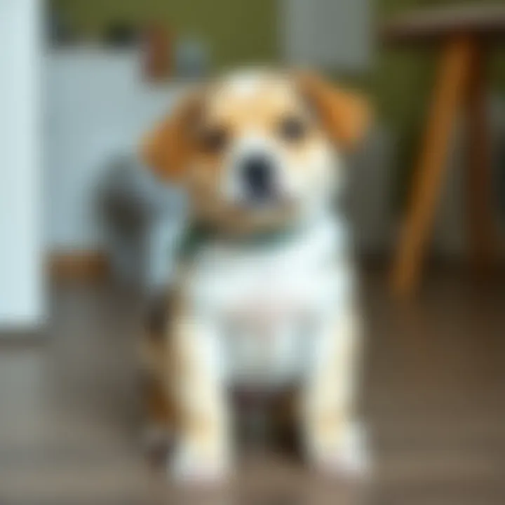 Well-Trained Puppy A well-trained puppy demonstrating good behavior