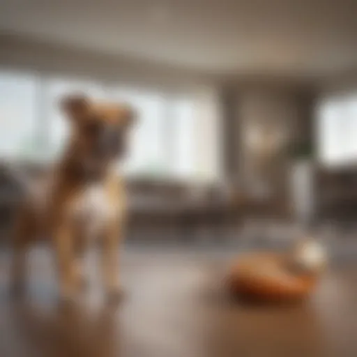 Furbo Dog Nanny in a modern living room