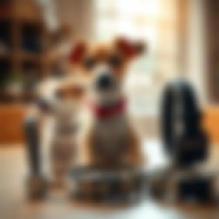 Variety of Correction Collars Different types of correction collars displayed on a table