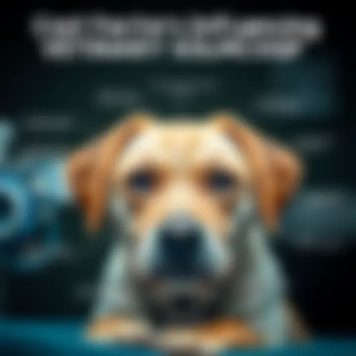 Graphic illustrating cost factors for veterinary ultrasound