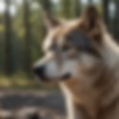 Navigating Legal Aspects of Wolf Dog Ownership A visual representation of the legal considerations surrounding wolf dog ownership