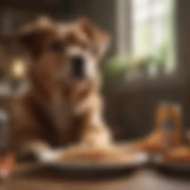 Transitioning from Puppy to Adult Nutrition A dog transitioning to adult food