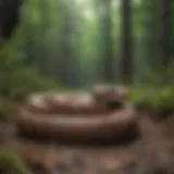 Eastern Timber Rattlesnake in its natural habitat