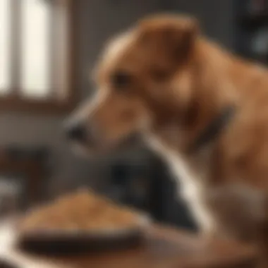 Veterinarian discussing nutritional benefits with a dog owner