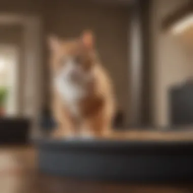 Creating a Stress-Free Space for Your Cat A cat playing in a calm and quiet environment