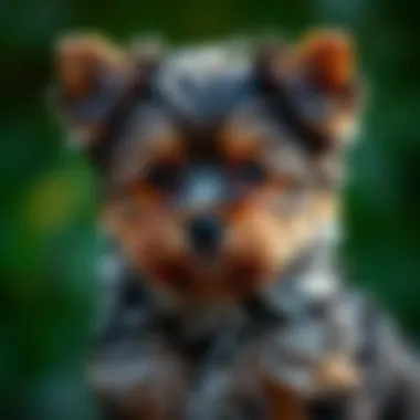 Distinct Fur Texture of Yorkie Maltese Hybrid Yorkie Maltese hybrid showcasing its distinct fur texture